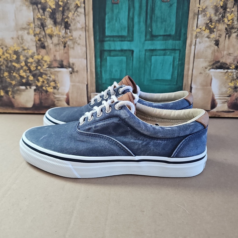 Sperry Men's Striper II CVO Shoes, in Salt Washed Navy 9 M